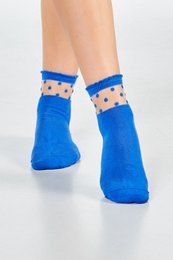 SARAH Dots - royal blue
