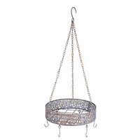 Decorative metal hanger 22 cm - round
