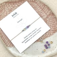 Armband rock, strength, zilver en goud