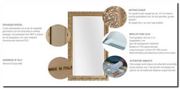 Miroir Antonio Napoli Gold