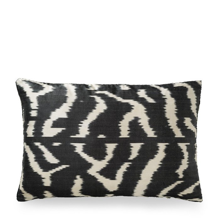 Ikat Kussen Zijden Zebraprint