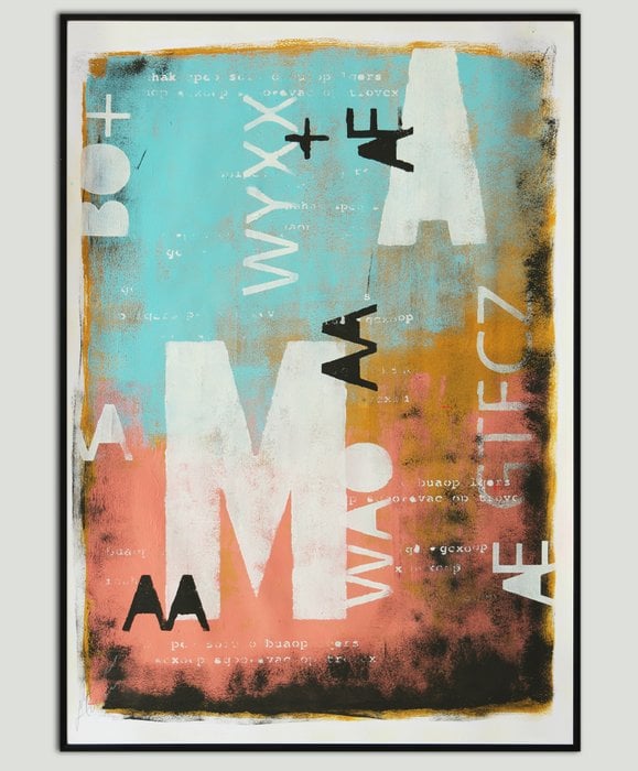 Art Print - Typopop Serie