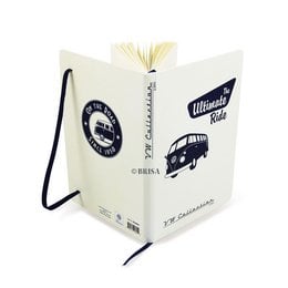 A5 format lined notebook with a Volkswagen VW T1 Bus design, featuring the text "Ultimate Ride" and the VW logo.