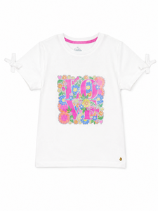 Mädchen-T-Shirt mit LOVE-Aufdruck „Snow White“