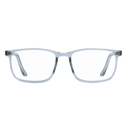 Crystal frame blue light blocking glasses with everyday lens