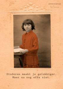 Kaartje - Studeren