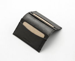 Leather "Navigo" card holder
