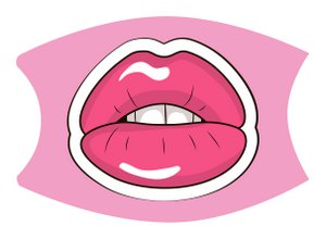 Mouth Mask / Mouth Mask Pop Art