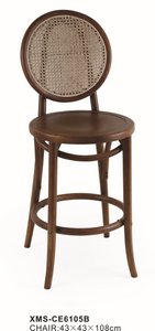 TABURETE OLMO RATAN 43X43X108 REJILLA MARRON CLARO MB193700