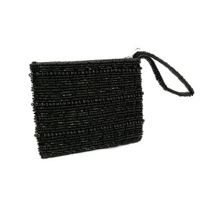 The Black Beaded Wallet