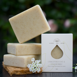 UNSCENTED OAT & CHAMOMILE - Body Soap - Vegan - Palm-free (100g)