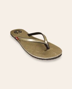 Tong / Flip Flop Leather BB Gold