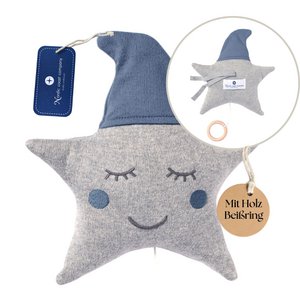 Blaugrauer Musik-Mobile-Star