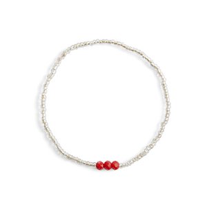 Armband Holly rood
