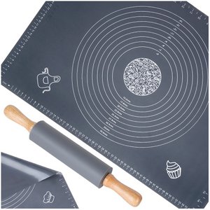 Bakmat met de rollende pen siliconen 64x45 cm 2 pc's