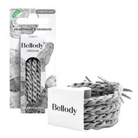 Haargummis Grau - Bellody®(4 Stk.) - Stylisch geflochtene Haargummis