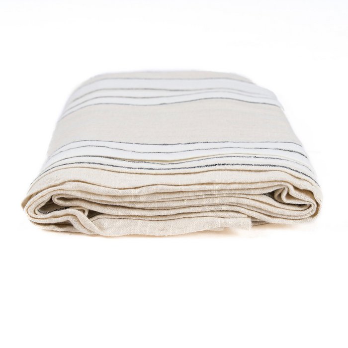 Het Provence Tafelkleed - Naturel Zwart Wit - 150x250