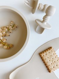 Silikone bestiksæt - Oyster Beige