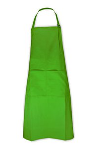 Apron, 65% polyster, 35% cotton, 210 gr/m², size 75 x 95 cm Lime Green