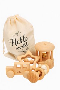 KIAN Family: Holzspielzeug-Set "Hello World"