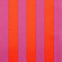 Napkins Just Stripes fuchsia