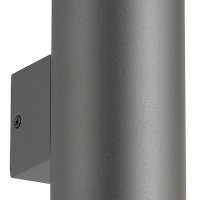 FlinQ Wandleuchte Outdoor Anthra NOX II