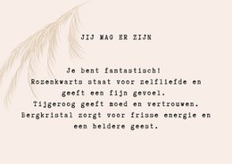 Edelstenen Armbandje - Jij mag er zijn