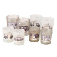 Teelichthalter Glas 2-teilig Camper
