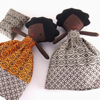 Afrikanische Aziza - Doppelpuppe