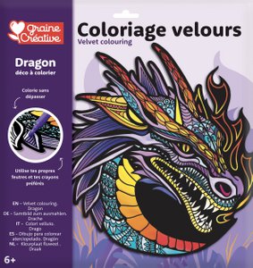 SAMTFARBENDER DRACHE