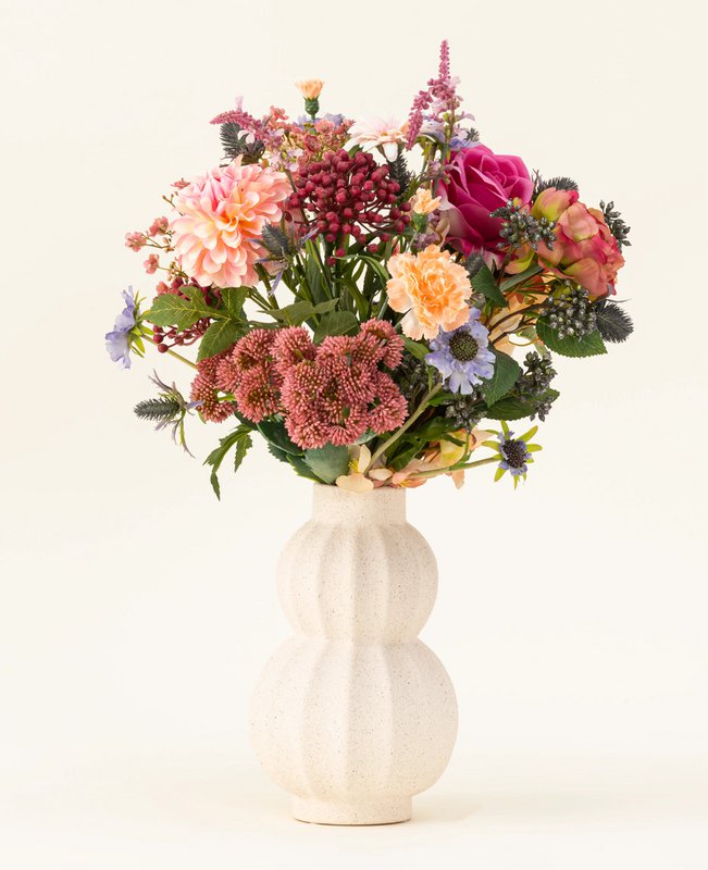 Silk artificial flower bouquet Pretty Pastel