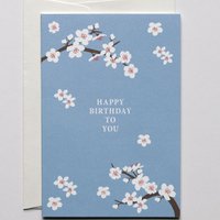 Geburtstagskarte Cherry Blossom