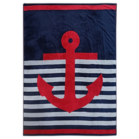 Jacquard velvet beach towel Conigli