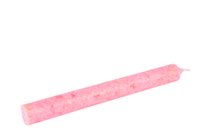Stabkerze aus Stearin 200/22, rosa