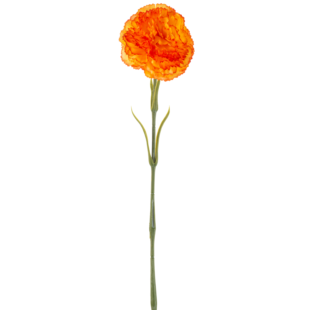 Kunstbloem Anjer 57 cm oranje