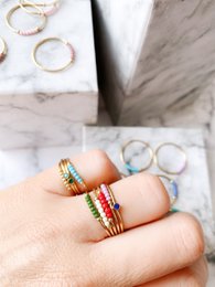 R0980 Angst Ring Palm Pink Perler Forgyldt