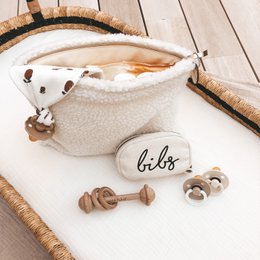 Astuccio Teddy | bianco sporco | Custodia portaoggetti | Borsa per pannolini | borsa da toilette
