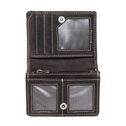 Cartera Mujer Mini Buffalo Leather - Cartera Mujer Extra Pequeña En 3 Colores Buffalo Leather