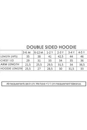 Doppelseitiger Wende-Hoodie – Sonnenschein