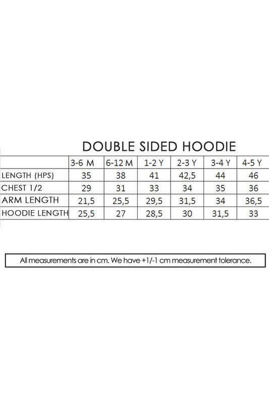 Doppelseitiger Wende-Hoodie – Sonnenschein