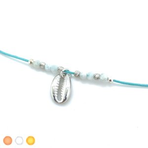 Anklet cowrie shell 925 silver