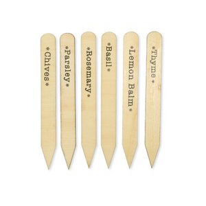 Holz-Kräuterstecker