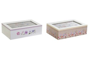 CAJA INFUSIONES MDF CRISTAL 23X15X7 BLOOM 2 SURT. PC186884