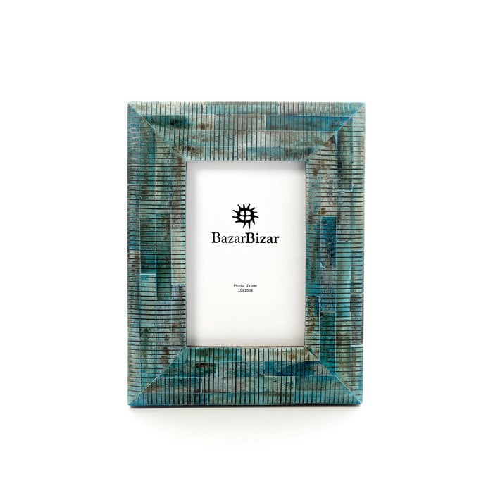 Het Ocean Ripple Frame - Turkoois - 10x15