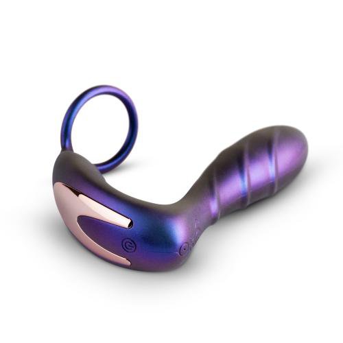 Hueman - Black Hole Anal Vibrator With Cock Ring Online Wholesale |  Orderchamp