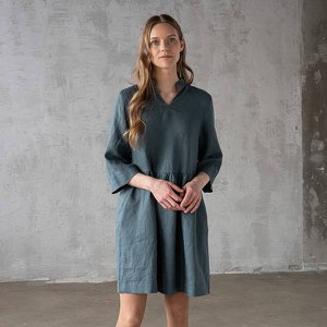 Linen Dress Balsam Green Ella
