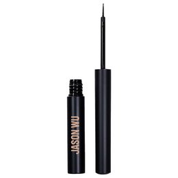  A black liquid eyeliner with a slim, precise applicator for creating sharp, defined lines.