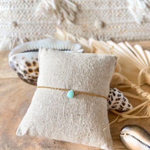 Blue and gold Oceania bracelet