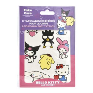 Hello Kitty & Friends Temporary Tattoos – 8 Designs