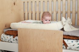 velvet babynest with bow (7 colors)